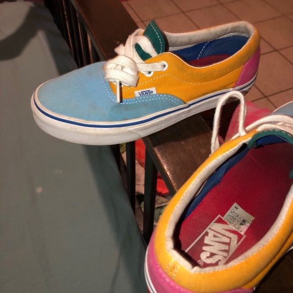 Multi Colored Vans Size 6 - Picture 2 of 6